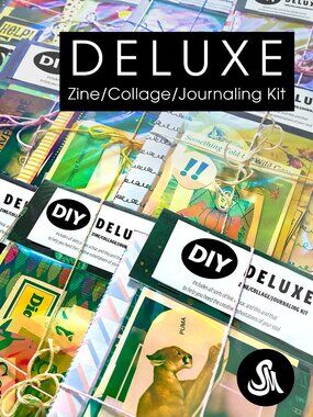 DIY DELUXE Mini Zine and Collage and Journaling Kits | Paper Ephemera